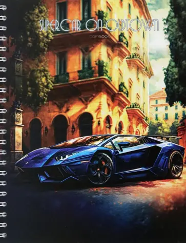 Тетрадь Авто, 48 листов, клетка обложка книги