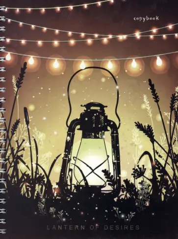 Тетрадь Фонарики, 48 листов, клетка обложка книги