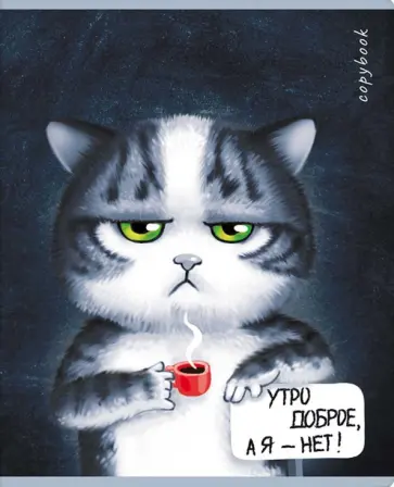 Тетрадь Аниме кот, 48 листов, клетка, в ассортименте Тетрадь Аниме кот, 48 листов, клетка, в ассортименте обложка книги