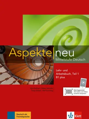 Aspekte neu. B1 plus. Lehr- und Arbeitsbuch. Teil 1. Mittelstufe Deutsch (+CD)