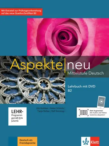 Koithan, Schmitz - Aspekte Neu. B2. Lehrbuch. Mittelstufe Deutsch (+DVD) Koithan, Schmitz - Aspekte Neu. B2. Lehrbuch. Mittelstufe Deutsch (+DVD) обложка книги