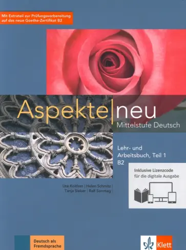 Koithan, Schmitz - Aspekte neu. B2. Lehr- und Arbeitsbuch mit Audios inklusive Lizenzcode BlinkLearning. Teil 1 (+CD) Koithan, Schmitz - Aspekte neu. B2. Lehr- und Arbeitsbuch mit Audios inklusive Lizenzcode BlinkLearning. Teil 1 (+CD) обложка книги