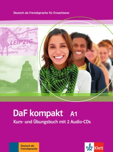 Braun, Doubek - DaF kompakt A1. Deutsch als Fremdsprache für Erwachsene. Kurs- und Übungsbuch mit 2 Audio-CDs Braun, Doubek - DaF kompakt A1. Deutsch als Fremdsprache für Erwachsene. Kurs- und Übungsbuch mit 2 Audio-CDs обложка книги