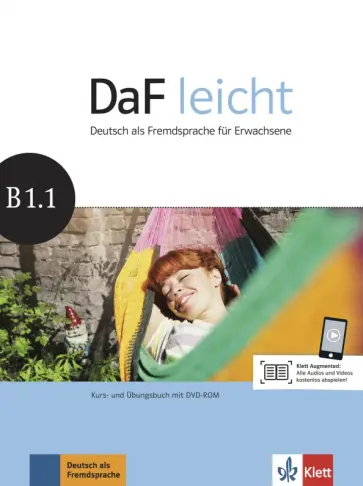 Jentges, Korner - DaF leicht B1.1. Deutsch als Fremdsprache für Erwachsene. Kurs- und Übungsbuch mit DVD-ROM Jentges, Korner - DaF leicht B1.1. Deutsch als Fremdsprache für Erwachsene. Kurs- und Übungsbuch mit DVD-ROM обложка книги