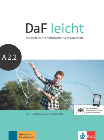 Jentges, Korner - DaF leicht A2.2. Deutsch als Fremdsprache für Erwachsene. Kurs- und Übungsbuch (+DVD) Jentges, Korner - DaF leicht A2.2. Deutsch als Fremdsprache für Erwachsene. Kurs- und Übungsbuch (+DVD) обложка книги