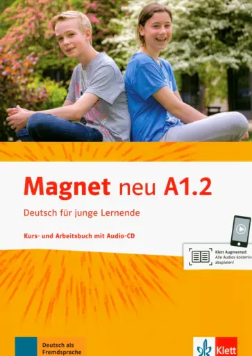 Motta, Korner - Magnet neu. A1.2. Kurs- und Arbeitsbuch (+CD) обложка книги