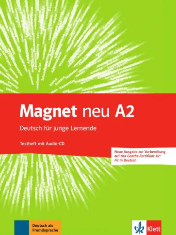 Motta, Esterl - Magnet Neu. A2. Testheft. Goethe-Zertifikat A2. Fit in Deutsch (+CD) обложка книги