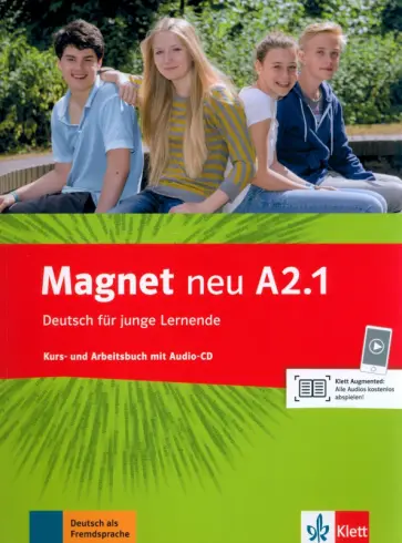 Motta, Esterl - Magnet neu. A2.1. Kurs- und Arbeitsbuch (+CD) обложка книги