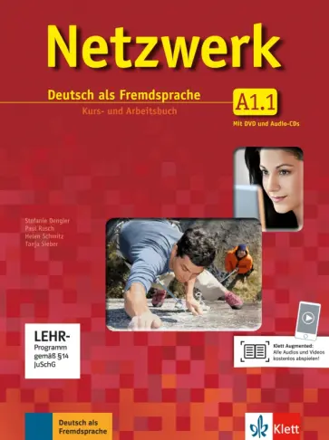 Dengler, Rusch - Netzwerk. A1.1. Kurs- und Arbeitsbuch (+DVD, +2CD) Dengler, Rusch - Netzwerk. A1.1. Kurs- und Arbeitsbuch (+DVD, +2CD) обложка книги