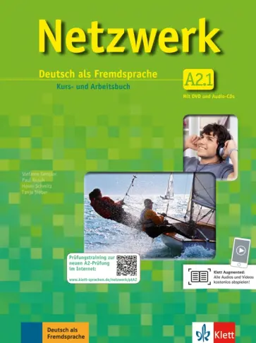 Dengler, Rusch - Netzwerk. A2.1. Kurs- und Arbeitsbuch (+DVD, +2CD) Dengler, Rusch - Netzwerk. A2.1. Kurs- und Arbeitsbuch (+DVD, +2CD) обложка книги