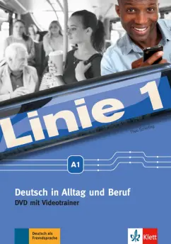 Обложка книги Linie 1 A1. Deutsch in Alltag und Beruf. DVD-Video mit Videotrainer, Scherling Theo