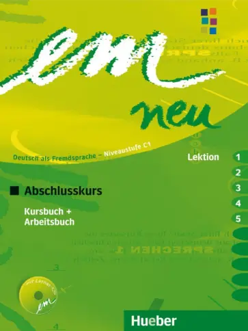 Perlmann-Balme, Weers - em neu 2008 Abschlusskurs. C1. Kursbuch + Arbeitsbuch, Lektion 1–5 mit Arbeitsbuch-Audio-CD обложка книги