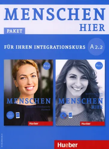 Habersack, Specht - Menschen hier. A2.2. Paket. Kursbuch Menschen und Arbeitsbuch mit Audio-CD Habersack, Specht - Menschen hier. A2.2. Paket. Kursbuch Menschen und Arbeitsbuch mit Audio-CD обложка книги