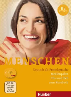 Обложка книги Menschen B1. Medienpaket, 3 Audio-CDs und 1 DVD zum Kursbuch, Braun-Podeschwa Julia, Pude Angela, Habersack Charlotte