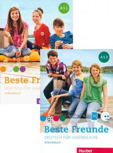 Georgiakaki, Seuthe - Beste Freunde A1. Paket Arbeitsbuch A1.1 und A1.2. Deutsch für Jugendliche (+2CD) обложка книги