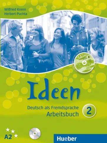 Puchta, Krenn - Ideen 2. Arbeitsbuch mit 2 Audio-CDs zum Arbeitsbuch + CD-ROM. Deutsch als Fremdsprache Puchta, Krenn - Ideen 2. Arbeitsbuch mit 2 Audio-CDs zum Arbeitsbuch + CD-ROM. Deutsch als Fremdsprache обложка книги