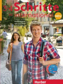 Обложка книги Schritte international Neu 3+4. Medienpaket, 6 Audio-CDs und 1 DVD zum Kursbuch, Hilpert Silke, Niebisch Daniela, Kerner Marion