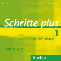 Обложка книги Schritte plus 1. 2 Audio-CDs zum Kursbuch. Deutsch als Fremdsprache, Niebisch Daniela, Specht Franz, Penning-Hiemstra Sylvette