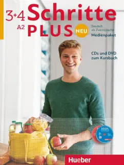 Обложка книги Schritte plus Neu 3+4. Medienpaket, DVD + 5 Audio-CDs. Deutsch als Zweitsprache, Niebisch Daniela, Pude Angela, Penning-Hiemstra Sylvette