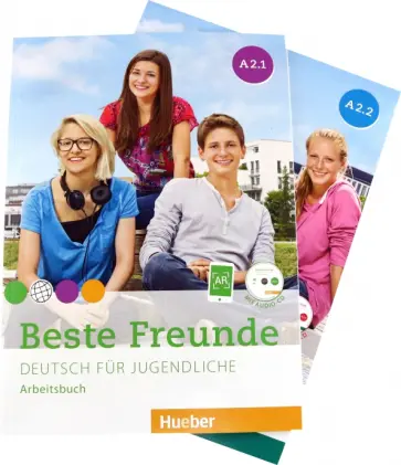 Georgiakaki, Seuthe - Beste Freunde A2. Paket Arbeitsbuch A2.1 und A2.2 mit 2 Audio-CDs. Deutsch für Jugendliche обложка книги