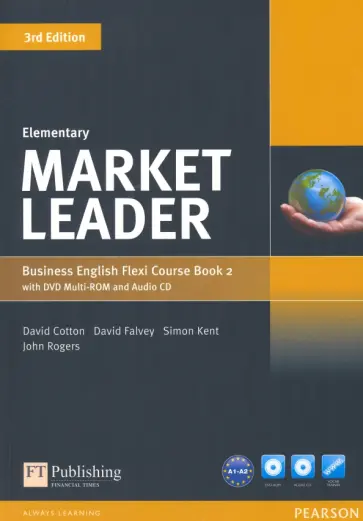 Cotton, Falvey - Market Leader. 3rd Edition. Elementary. Course Book and Practice File Flexi B (+DVD, +CD) обложка книги
