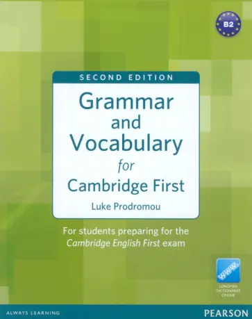 Grammar and Vocabulary for Cambridge First without key обложка книги