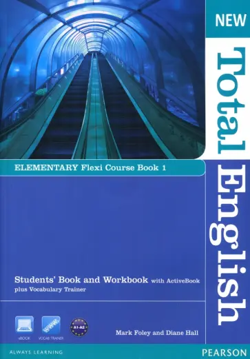 Foley, Hall - New Total English. Elementary. Flexi Coursebook 1. Student's Book and Workbook and ActiveBook (+DVD) обложка книги
