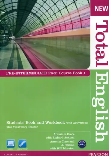 Crace, Acklam - New Total English. Pre-Intermediate. Flexi Course book 1. Student's Book and Workbook (+DVD) обложка книги