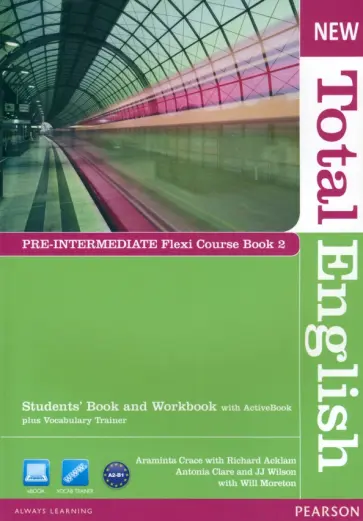 Crace, Acklam - New Total English. Pre-Intermediate. Flexi Course book 2. Students' Book and Workbook (+DVD) обложка книги