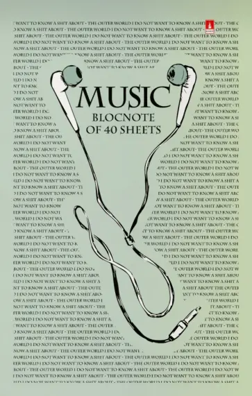 Блокнот Soundmania, 40 листов, клетка, А5, в ассортименте обложка книги