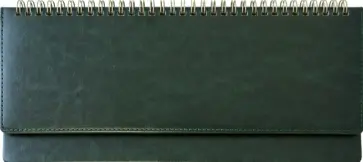 Планинг недатированный Boss, 64 листа, зеленый обложка книги