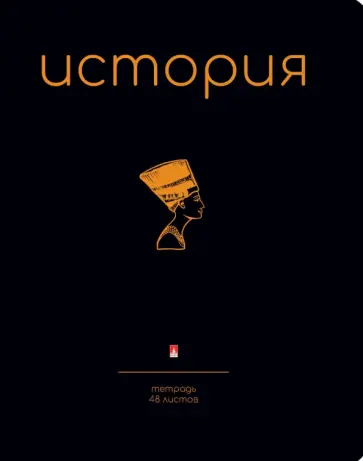 Тетрадь предметная Simple Black. История, 48 листов, клетка, А5 обложка книги