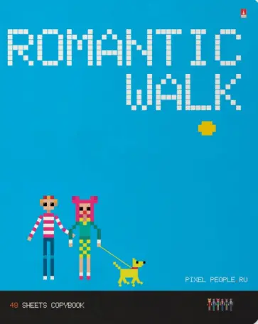 Тетрадь Pixel Life, 48 листов, клетка, А5, в ассортименте обложка книги