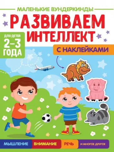 Купырина, Брагинец - Маленькие вундеркинды. Развиваем интеллект. 2-3 года Купырина, Брагинец - Маленькие вундеркинды. Развиваем интеллект. 2-3 года обложка книги
