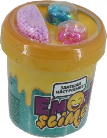 Набор слайм с добавками, голубой обложка книги