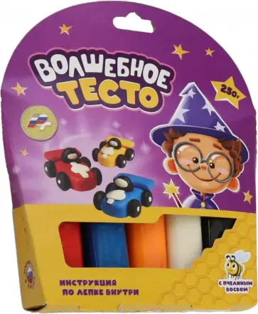 Тесто для лепки Тачки, 250 г. обложка книги