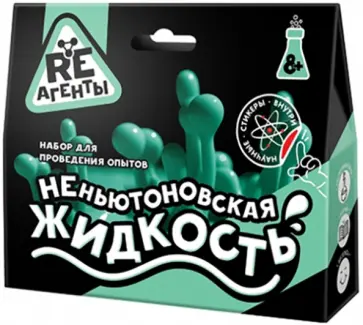 Набор Неньютоновская жидкость, зеленый Набор Неньютоновская жидкость, зеленый обложка книги