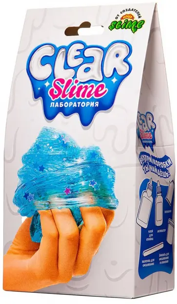 Slime лаборатория, 100 гр., Clear обложка книги