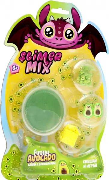 Игрушка Slimer, Funny Avocado, 180 гр. Игрушка Slimer, Funny Avocado, 180 гр. обложка книги