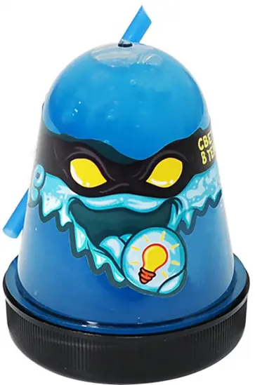 Slime Ninja, синий, светится в темноте обложка книги