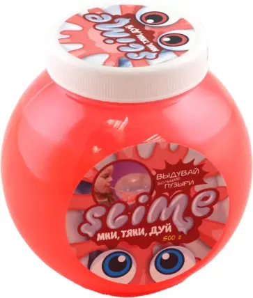 Slime Mega Mix, прозрачный + красный обложка книги