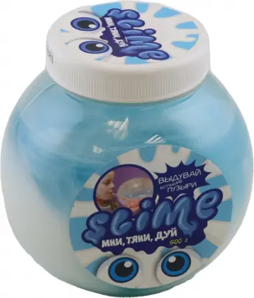 Slime Mega Mix, синий + белый обложка книги