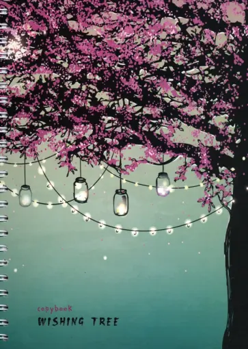 Тетрадь Фонарики, 96 листов, клетка, А5 обложка книги