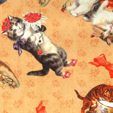 Бумага упаковочная Котики обложка книги