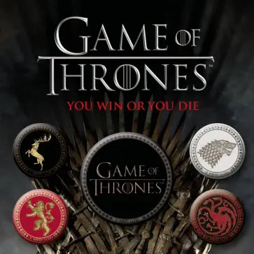 Набор значков Игра Престолов. Гербы домов Набор значков Игра Престолов. Гербы домов обложка книги