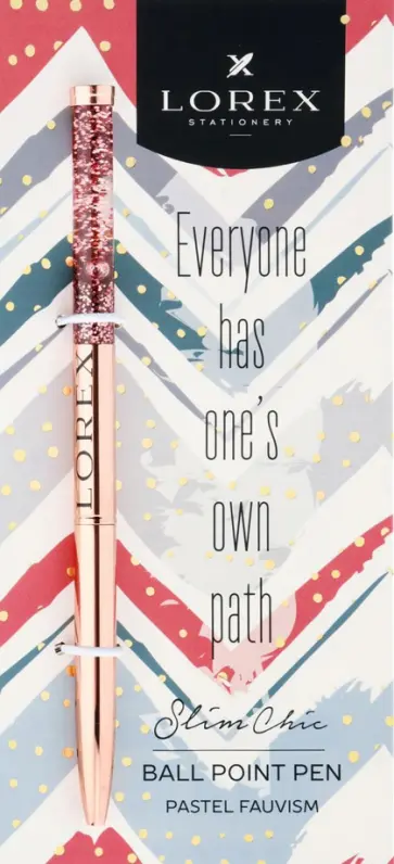 Ручка шариковая автоматическая Pastel Fauvism, синяя, в ассортименте обложка книги