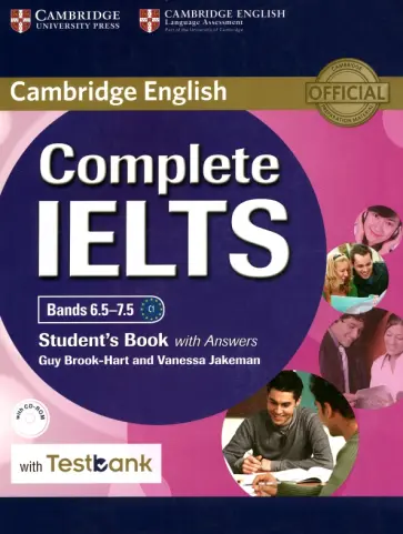 Brook-Hart, Jakeman - Complete IELTS. Bands 6.5-7.5. Student's Book with Answers with Testbank (+CD) обложка книги