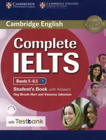 Brook-Hart, Jakeman - Complete IELTS. Bands 5-6.5. Student's Book with Answers with Testbank (+CD) обложка книги