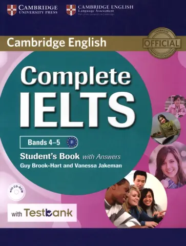 Brook-Hart, Jakeman - Complete IELTS. Bands 4-5. Student's Book with Answers with Testbank (+CD) обложка книги