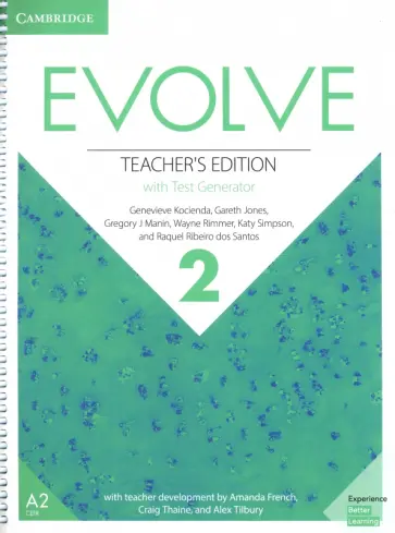 Kocienda, Jones - Evolve. Level 2. Teacher's Edition with Test Generator обложка книги